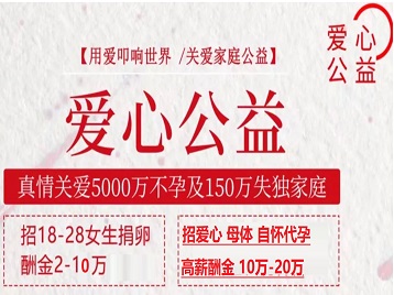 曲阜捐卵助孕生子 爱心志愿者招募